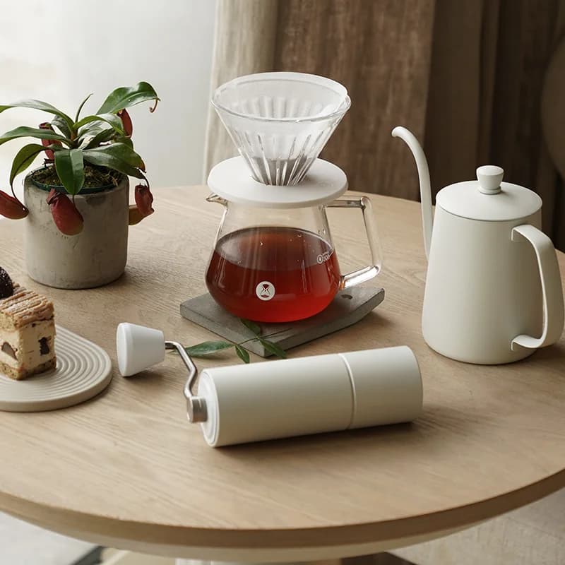 مطحنة قهوة يدوية TIMEMORE Chestnut C3، محمولة، مطحنة إسبريسو يدوية، شفرة S2C داخلية مع محمل مزدوج - 4