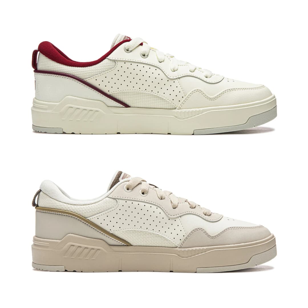 أحذية Li-Ning الرجالية طراز COMMON 80S بنمط حياة مريح وناعم بأسلوب الشارع الكلاسيكي من LiNing AGCW013 - 2