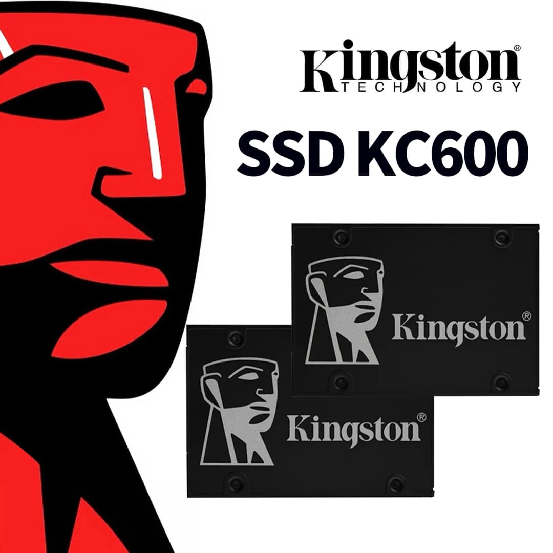 كينجستون SSD KC600 2 تيرا بايت 1 تيرا بايت 512 جيجا بايت 256 جيجا بايت SATA 3 2.5 بوصة محرك أقراص صلبة داخلي 512 جيجا بايت HDD قرص صلب HD SSD 1 تيرا بايت كمبيوتر محمول