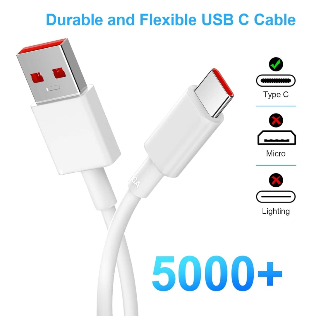 كابل شحن سريع توربو 120 واط 100 واط 90 واط 67 واط 6 أمبير نوع C USB لشركة شاومي 11 12 13 14 15 17 ريدمي نوت 11T 12 13 14 POCO X5 X6 X7 برو - 3
