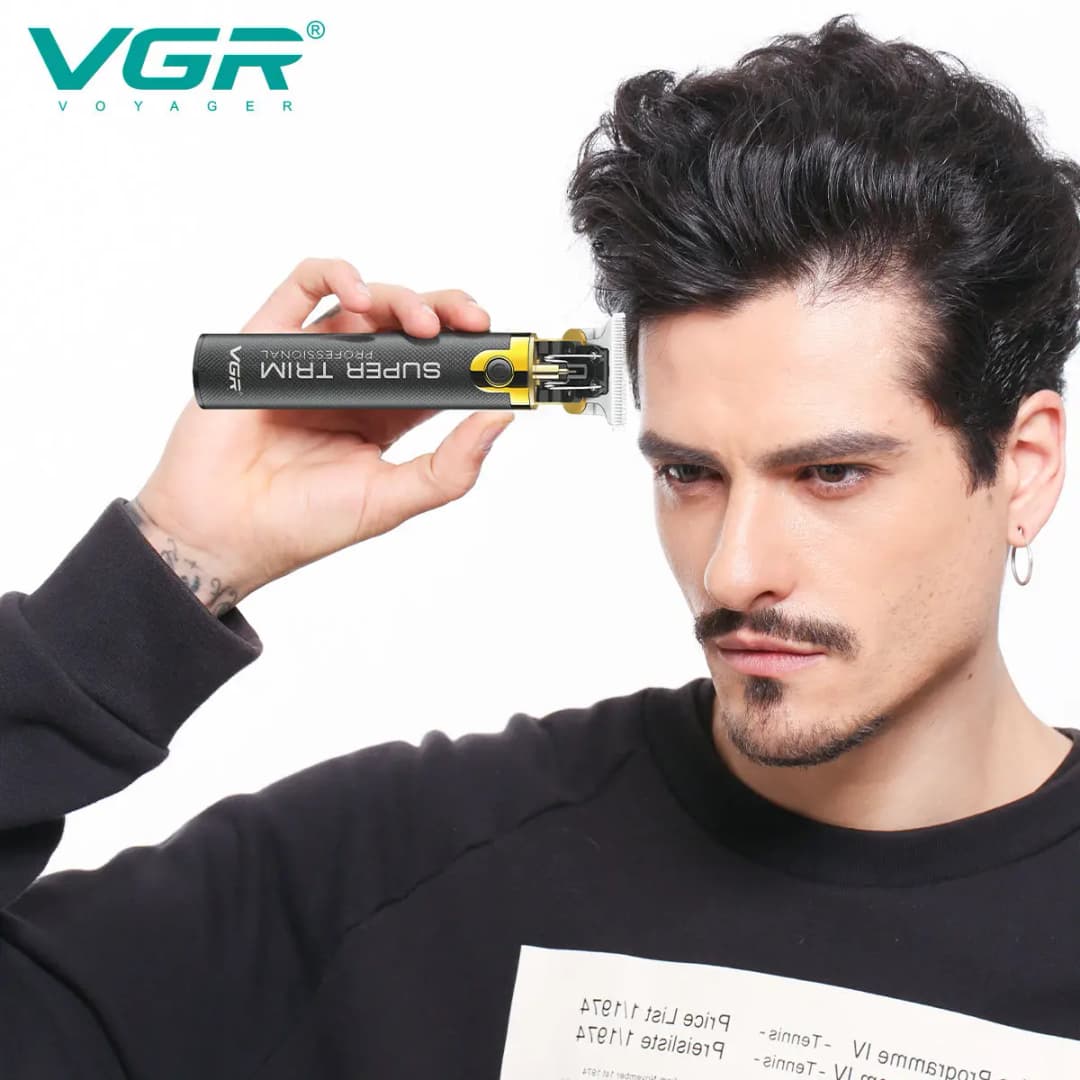 ماكينة تشذيب الشعر VGR 082 T9 الاحترافية - لاسلكية، قابلة لإعادة الشحن للرجال - 4