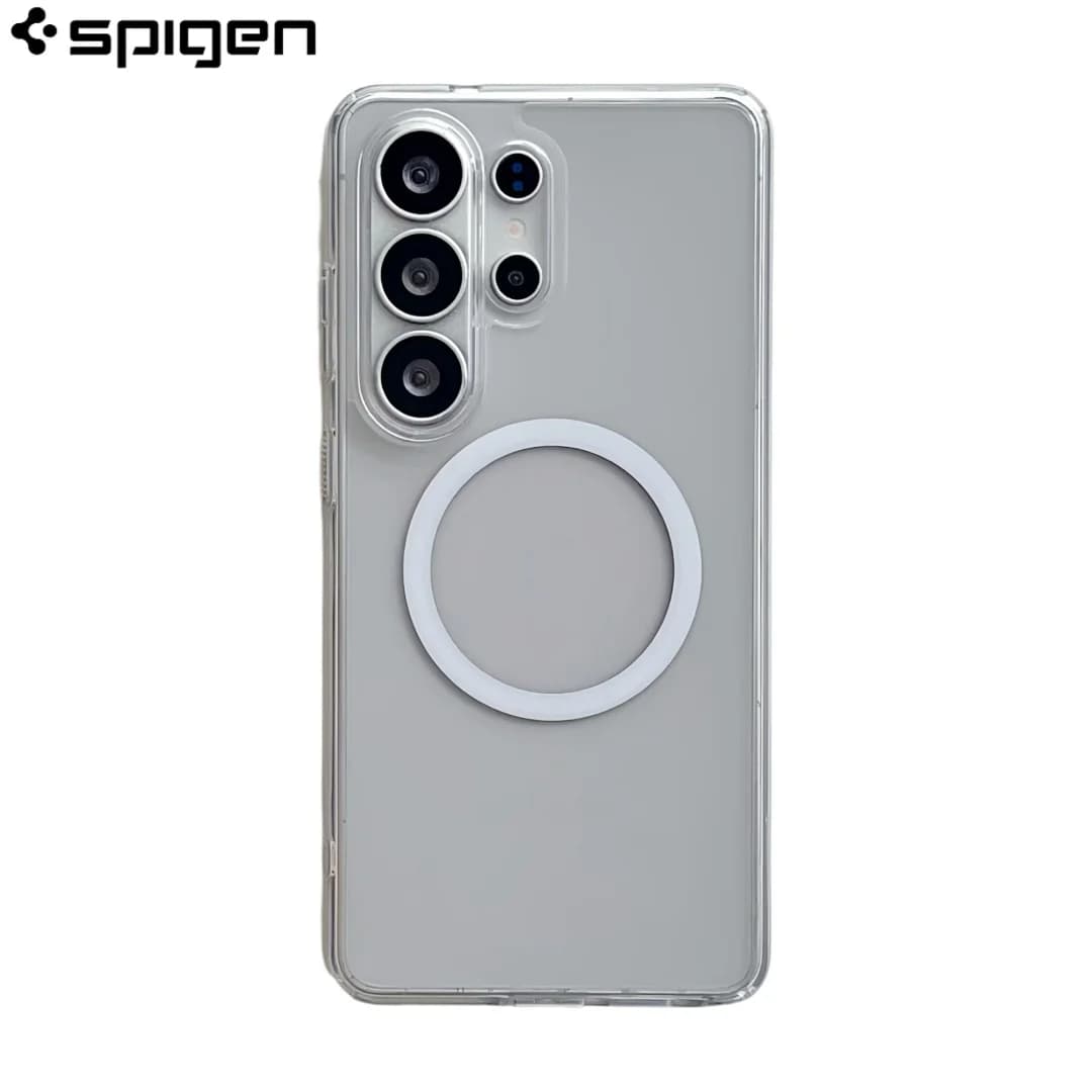 New Spigen Matte Magnetic Crystal Clear Phone Case For Samsung S26 Ultra S25 S24 Plus Wireless Charging Shockproof Hard Cover - 3