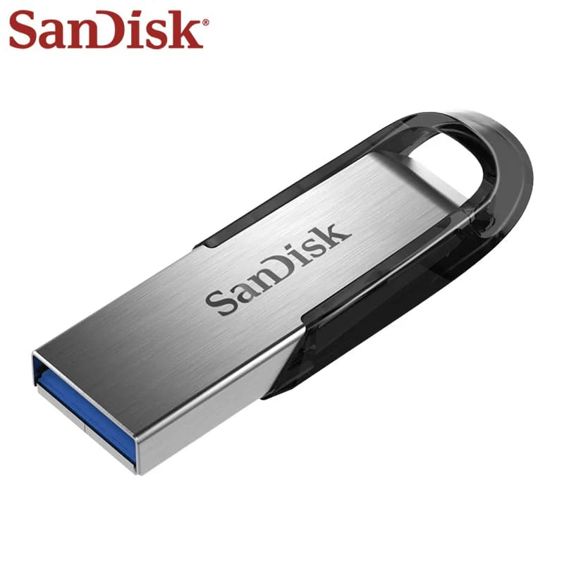 SanDisk Ultra Flair USB3.0 Flash Drive CZ73، عصا ذاكرة عالية السرعة، بسعة 16 جيجابايت و32 جيجابايت و64 جيجابايت و128 جيجابايت و256 جيجابايت و512 جيجابايت، U Disk للكمبيوتر - 3