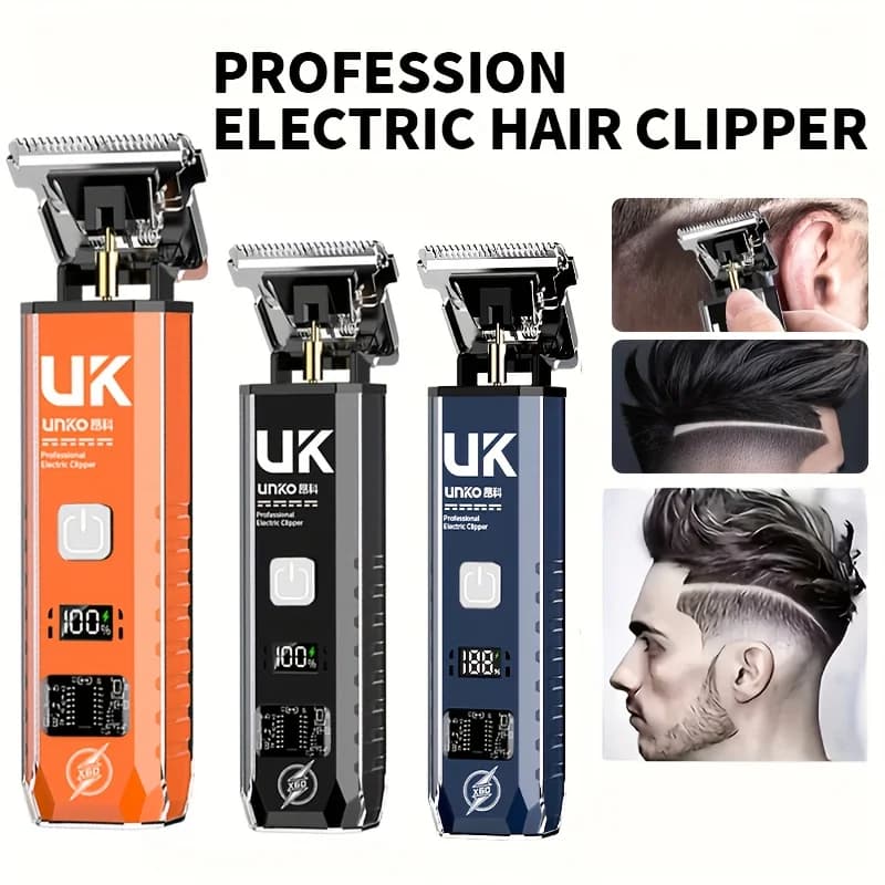 Professional Cordless Hair Clipper, Rechargeable Electric Hair Trimmer for Men Kids Home & Salon Use - 5