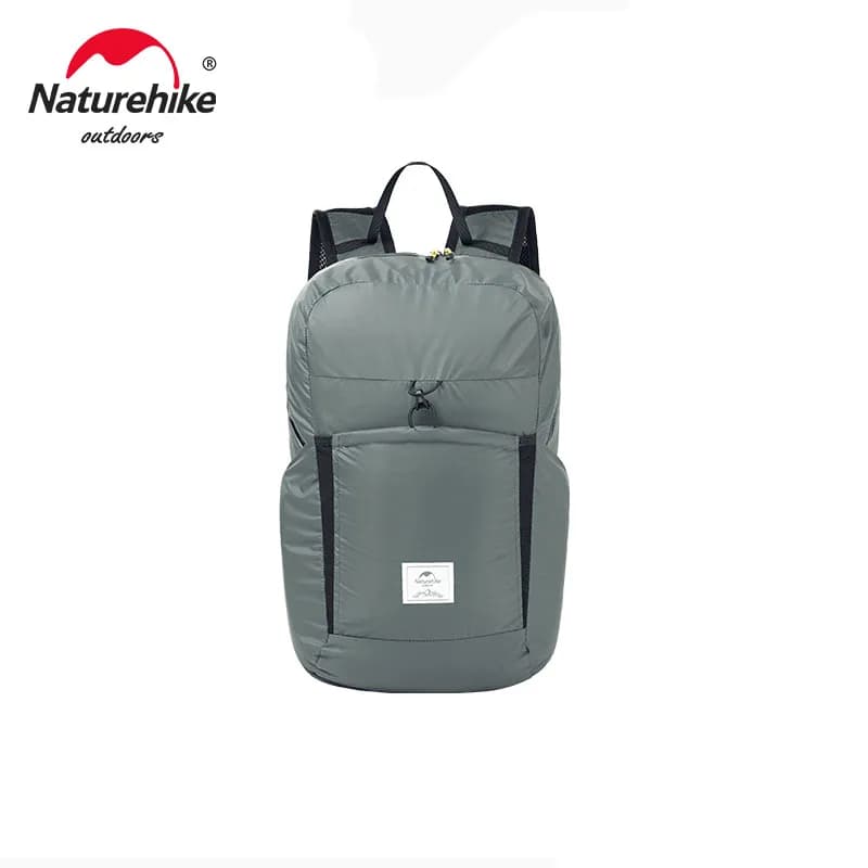حقيبة ظهر Naturehike Cloudy Goose 18L 22L من السيليكون قابلة للطي خفيفة الوزن محمولة مقاومة للماء حقيبة كتف خارجية للمشي لمسافات طويلة