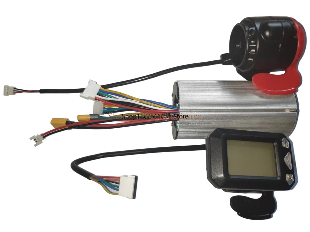 وحدة تحكم فرامل بشاشة LCD 36V 350W 12A وحدة تحكم سكوتر كهربائي محرك بلا فرشاة إكسسوار دراجة كهربائية عالية الجودة