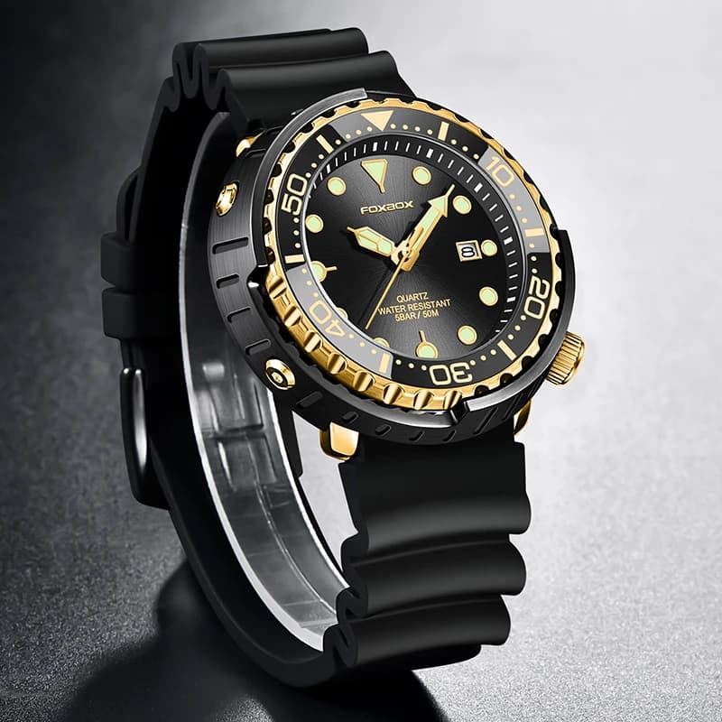 LIGE Fashion Diver Watch Men Top Brand Luxury 50ATM Waterproof Date Clock Sport Watches Mens Quartz Wristwatch Relogio Masculino - 4