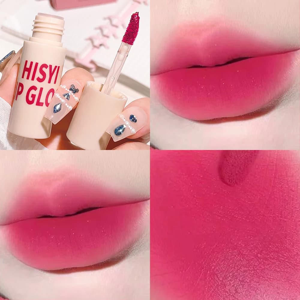 Mousse velvet lip clay matte whitening lip gloss student affordable and non-fading lip glaze - 4