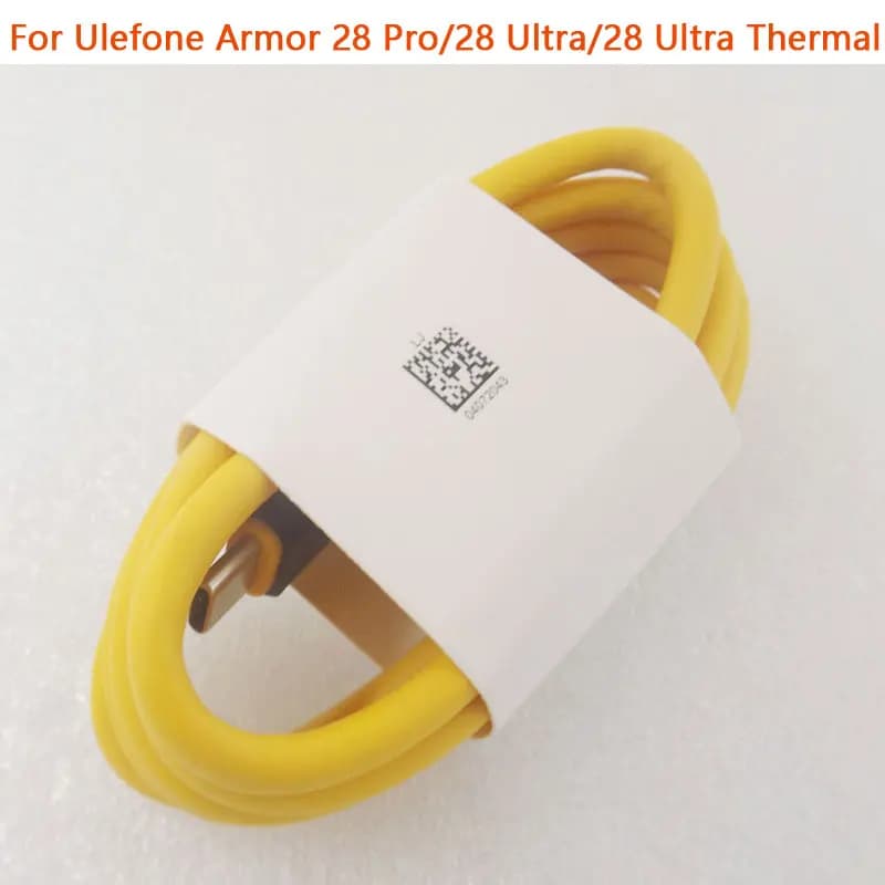 كابل شحن رسمي Ulefone Armor 28 Pro/Armor 28 Ultra/Thermal Armor 23 Ultra/Armor 26 Ultra، كابل بيانات Typc-C