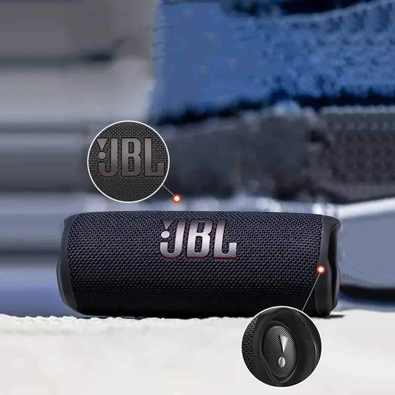 سماعة JBL Flip 6 ستيريو محمولة، مقاومة للماء IP67، باس عميق، عمر بطارية طويل، مشغل موسيقى للسفر - 5
