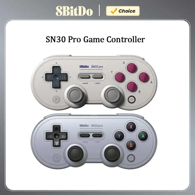 ذراع تحكم 8Bitdo لاسلكي SN30 برو لنينتندو سويتش 2 NS بلوتوث عصا تحكم لأجهزة ماك أو إس وأندرويد وستيم وراسبيري باي