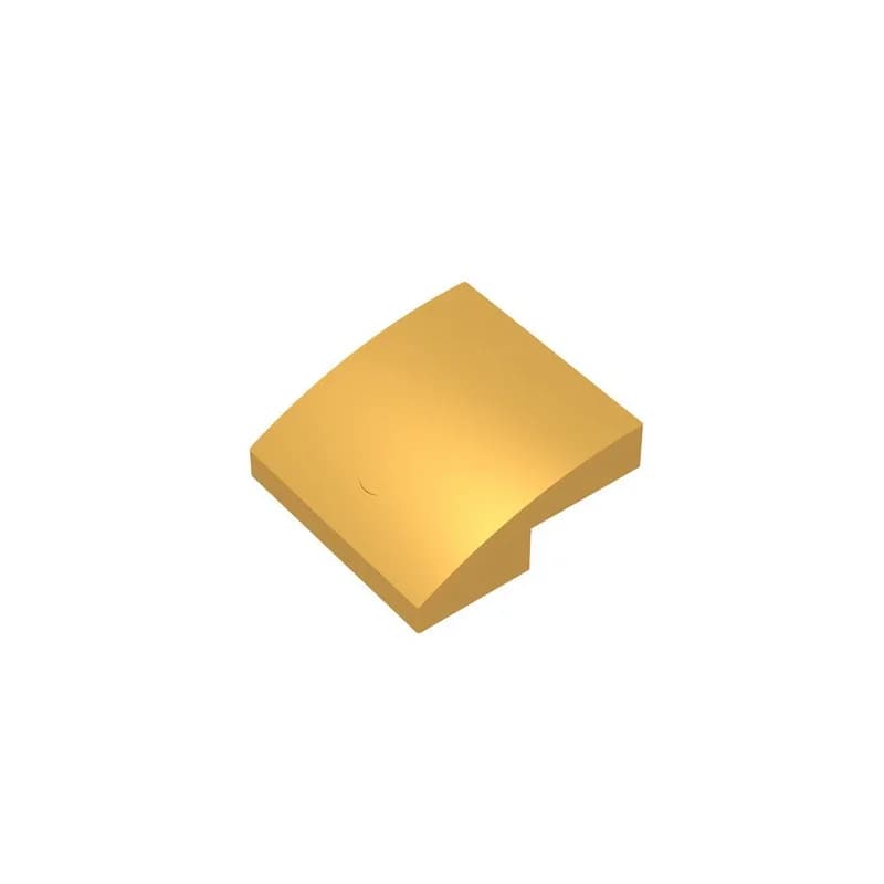 Gobricks GDS-659 منحدر، منحني 2 × 2 متوافق مع ليغو 15068 قطعة من مكعبات البناء التعليمية للأطفال DIY - 3