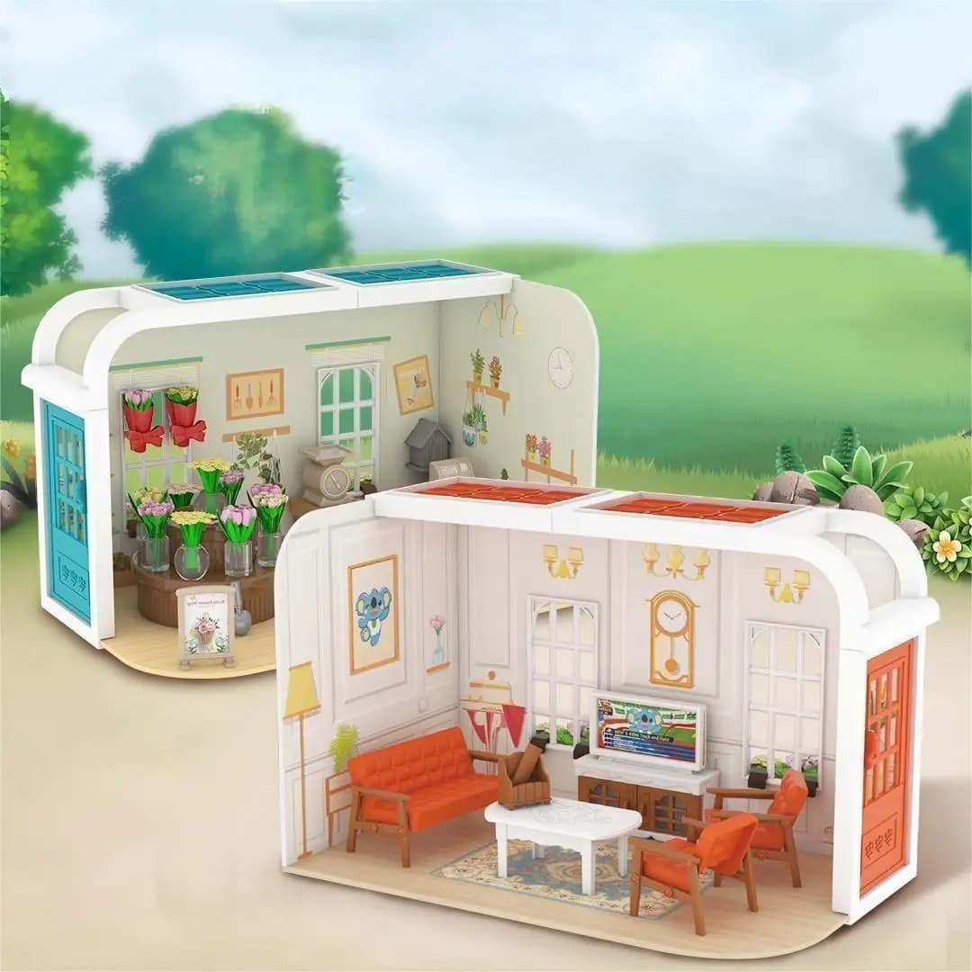 mini supermarket shopping games dollhouse furniture accessories Intellectual education toys for kid family interaction toys - 5