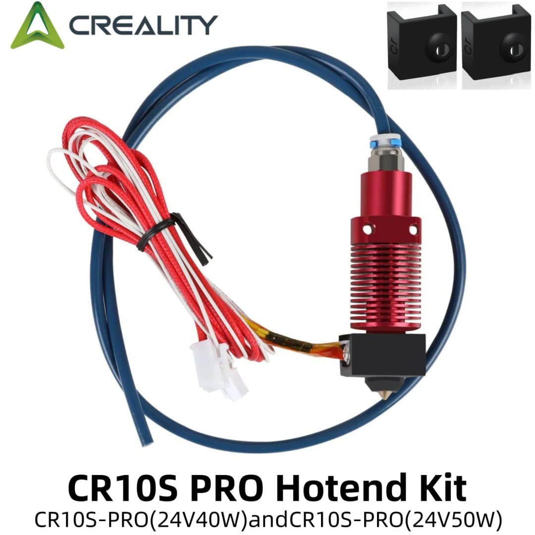 طقم فوهة ساخنة أصلي من Creality CR10S PRO بقوة 24V و40/50W لرأس الطباعة CR-10 Max، طقم فوهة ساخنة لطابعة CR10S PRO V2 ثلاثية الأبعاد