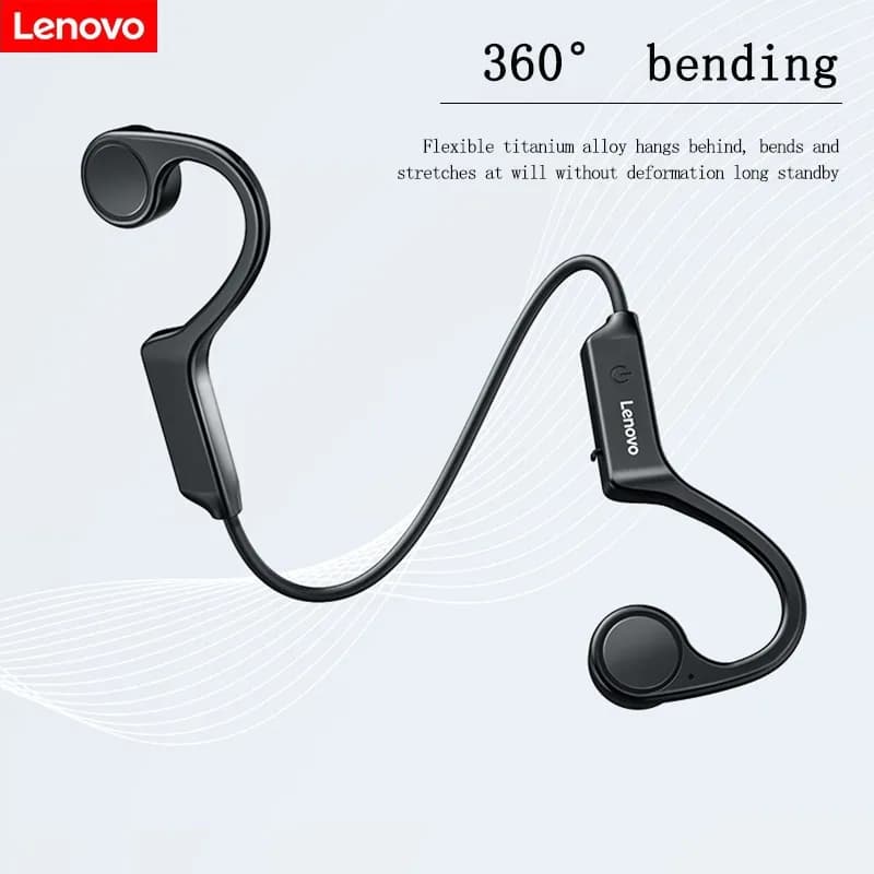 Lenovo X4 TWS Bone Conduction Bluetooth Headphone Sports Earphone Waterproof Wireless Headset with Mic Ear-hook Bass Hifi Stereo - 4