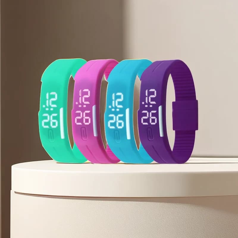 Sport Digital Children Watches Women Hot Silicone Strap LED Display Kids Watch Girls Boys Wristwatch Man Clock  Reloj de hombre - 6
