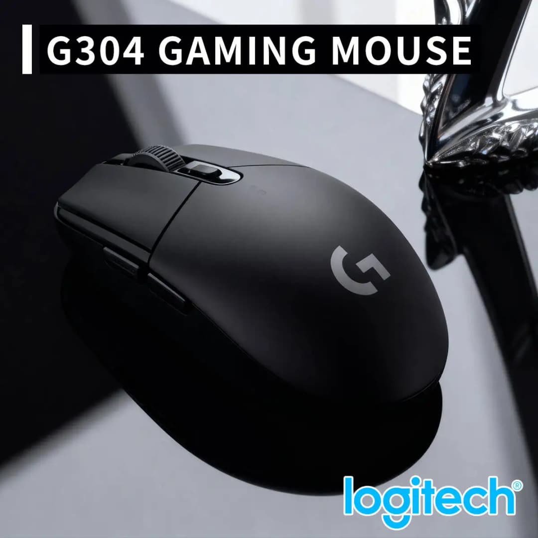 ماوس لاسلكي Logitech G304 LIGHTSPEED ماوس ألعاب خفيف الوزن ومحمول بسرعة الضوء لنفس طراز جهاز الكمبيوتر الشخصي بدون برنامج تشغيل - 2