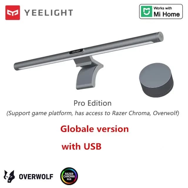 إضاءة YEELIGHT Screen Bar Pro الذكية للكمبيوتر الشخصي مع حماية العين وإضاءة RGB متوافقة مع Mi Home وGoogle Alexa للتحكم عبر التطبيق - 6
