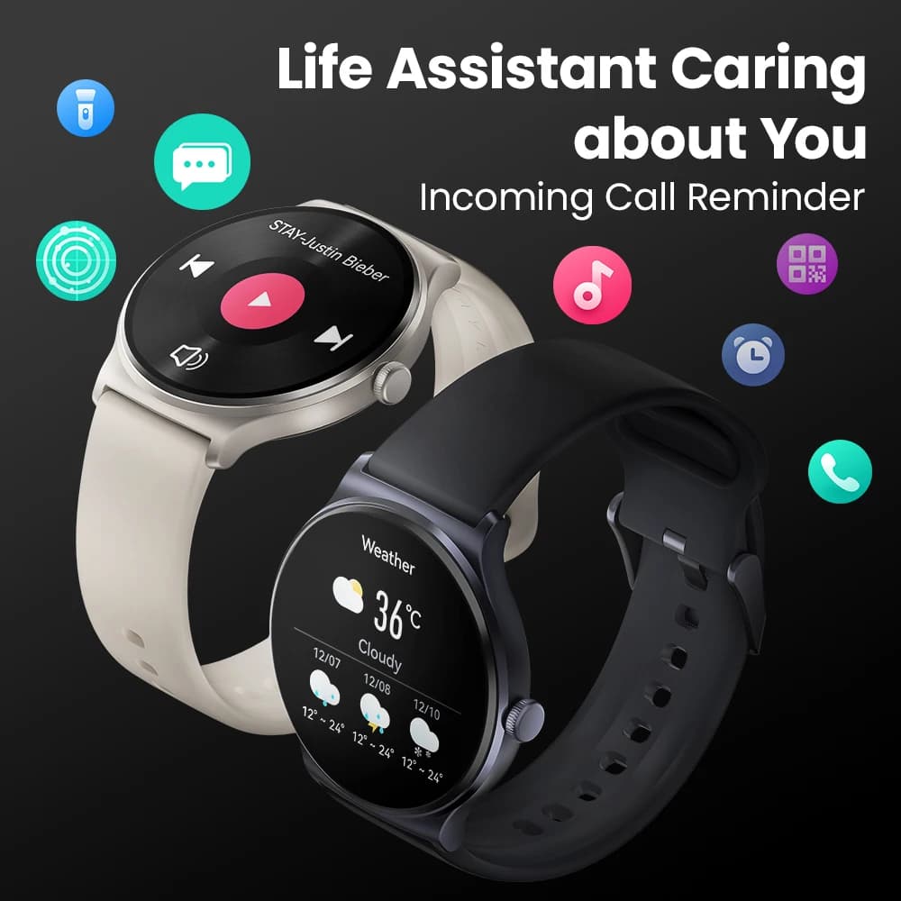 New HAYLOU Solar Lite Voice Calling Smart Watch 1.38" HD Screen Smartwatch 24H Health Monitor 100+ Sports Modes 100+ Watch Faces - 5