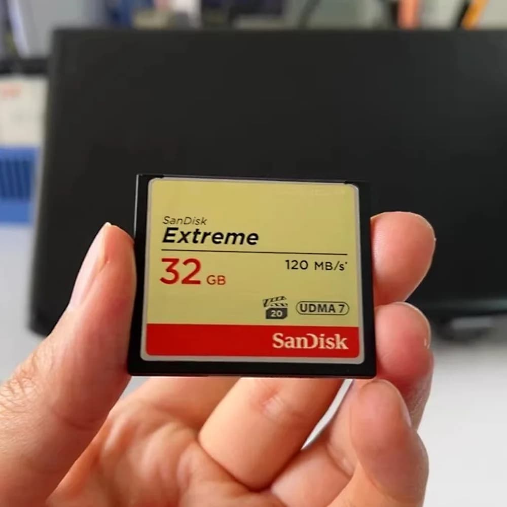 بطاقة ذاكرة SanDisk Extreme CompactFlash سعة 32 جيجابايت و64 جيجابايت و128 جيجابايت CF بسرعة 120 ميجابايت/ثانية لكاميرات DSLR وكاميرات الفيديو HD - 2