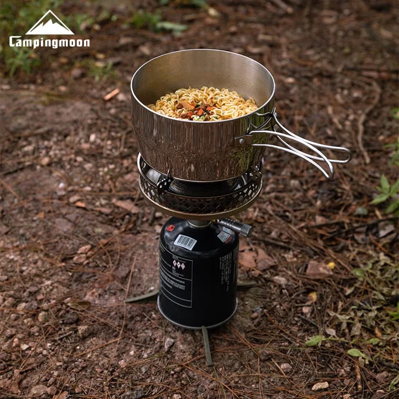 CAMPINGMOON OD-4/PG-4 موقد تخييم محمول من سبائك الألومنيوم يعمل بالبيوتان والبروبان للطبخ في الهواء الطلق - 2