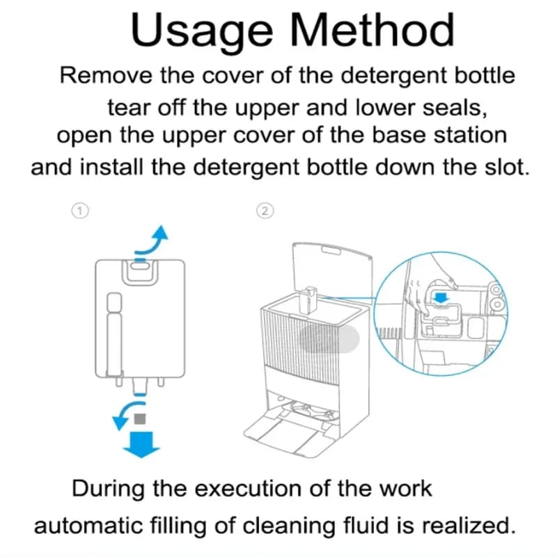 original special floor cleaner 450ml Dreame L30 ultra L20 Ultra L10 Prime X10 X10 plus X20 robot vacuum cleaner cleaning liquid - 2