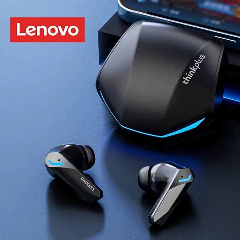 سماعات رأس بلوتوث لاسلكية Lenovo GM2 Pro TWS مع تحكم باللمس ميكروفون سماعات أذن مع إلغاء الضوضاء Air Pro