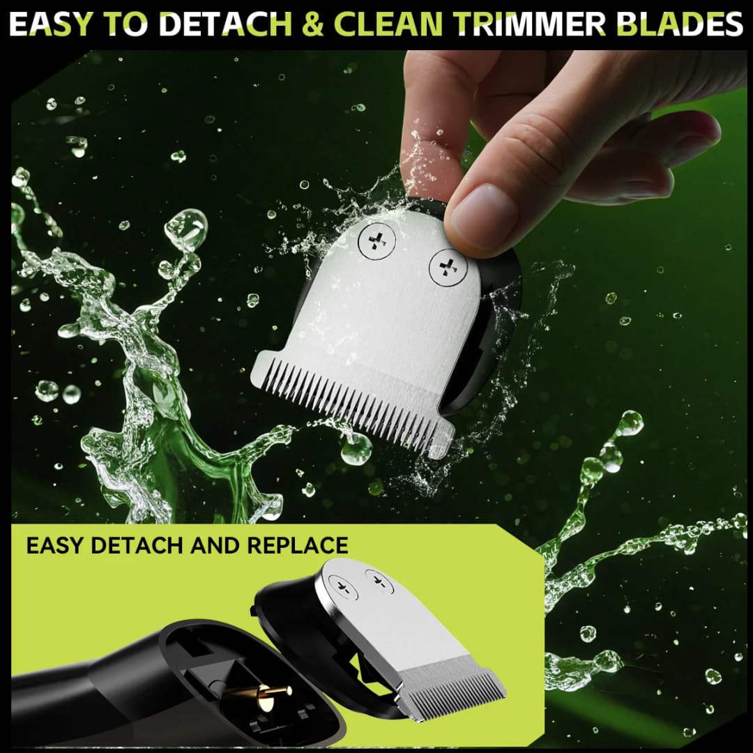 ENCHEN Beardo 2 ماكينة تشذيب كهربائية، ماكينة قص شعر للرجال، أدوات عناية قابلة للشحن Type-C - 2
