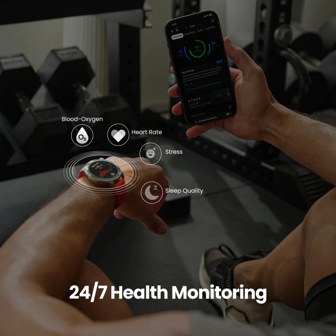 ساعة ذكية Amazfit Balance 2 مقاس 47 ملم بعمر بطارية يصل إلى 21 يومًا وأكثر من 170 تمرينًا رياضيًا - 2