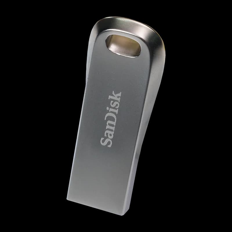 محرك أقراص فلاش SanDisk CZ74 Ultra Luxe USB 3.2 Gen 1 سعات 32 جيجابايت 64 جيجابايت 128 جيجابايت 256 جيجابايت 512 جيجابايت بسرعة عالية وتصميم أنيق مع حماية بكلمة مرور