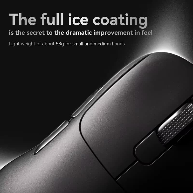 AJAZZ AJ179 APEX PAW3950 30000DPI 8Khz Wireless Gaming Mouse Right Handed Ergonomic Mouse with RGB Magnetic Screen Charging Base - 2
