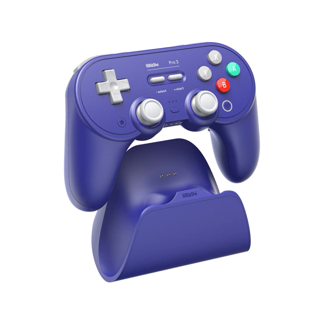 8BitDo Pro 3 يد تحكم ألعاب بلوتوث لاسلكية لسويتش 1/2، ويندوز، أبل، مع عصي تحكم TMR قابلة للتبديل - 4