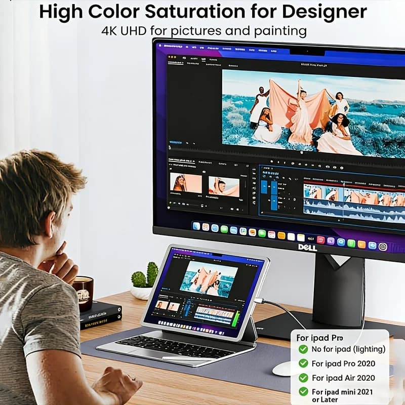 ASUS USB-C To DP-compatible Cable DP to DP 8K@60Hz Display Type C2.1 To 4K 144Hz Display 1.4 Cable Thunderbolt 3 4 for MacBook - 6