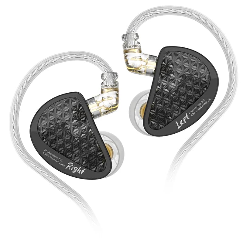 سماعات أذن KZ AS16 برو داخل الأذن 16BA بتقنية المحرك المتوازن HIFI بيس مراقب سماعات إلغاء الضوضاء سماعات أذن رياضية