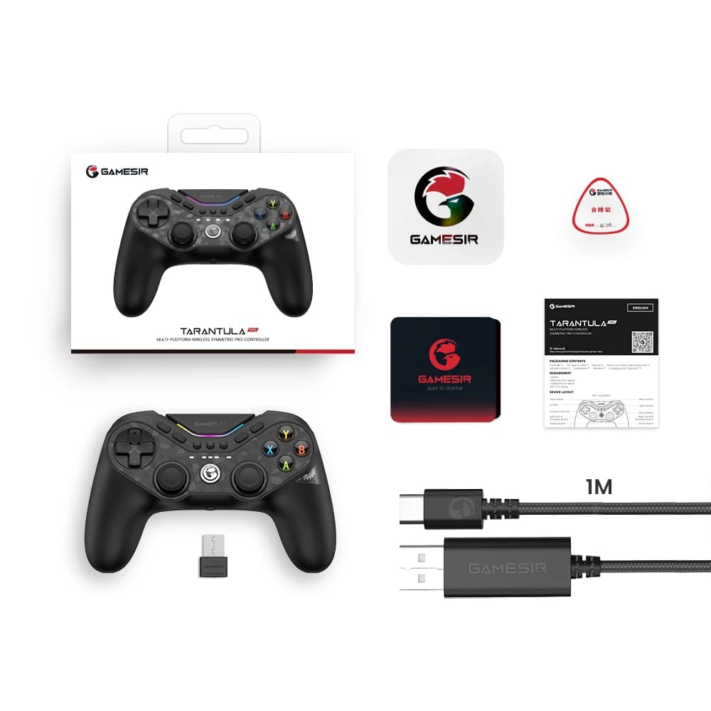 وحدة تحكم GameSir Tarantula Pro Switch 2 اللاسلكية مع 9 أزرار قابلة للبرمجة وجيروسكوب 6 محاور وزناد بتأثير Hall وNFC - 6