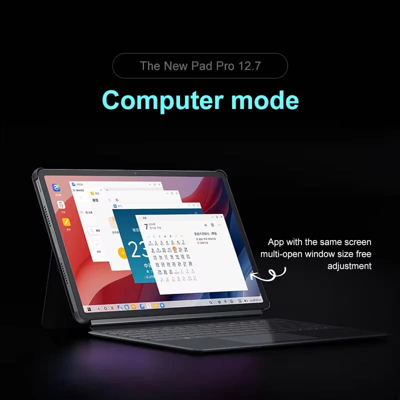 Lenovo XIAOXIN Pad Pro12.7 2025Office study gaming tablet with super interconnection Dimensity 8300 2.9K 144Hz gray - 6