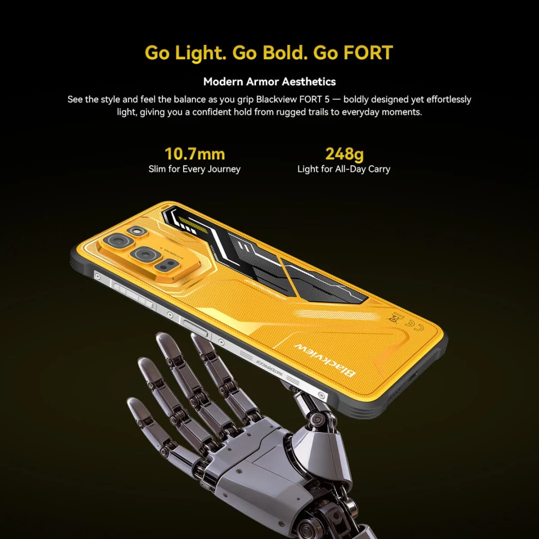 Blackview Fort 5 Rugged SmartPhone 6.78-inch 2.4K Display 108Mp Camera Imaging Flagship  2W BOX Speaker Cellphone - 4