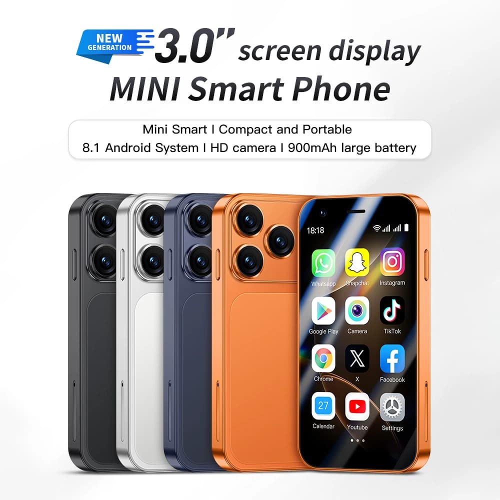 هاتف ذكي SOYES A17 Mini أندرويد 8.1 شاشة 3.0 بوصة ذاكرة وصول عشوائي 2 جيجابايت ذاكرة داخلية 16 جيجابايت شريحتين انتظار متجر Play 3G هاتف صغير - 2
