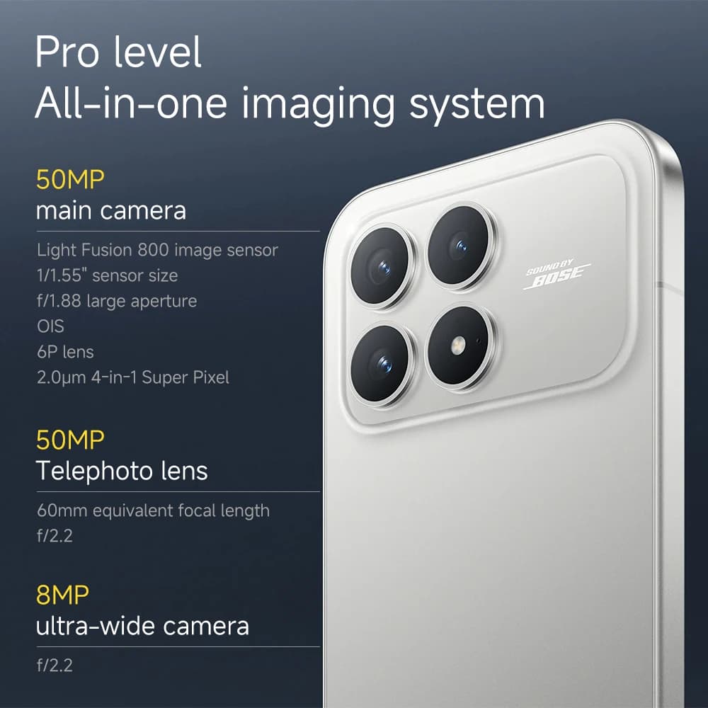 【2025 New Arrivals】Global Version POCO F8 Pro 5G Smartphone Snapdragon 8 Elite 6.59" 120Hz AMOLED Display 50MP 6210mAh Battery - 3