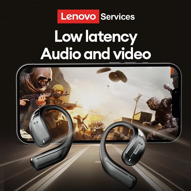 New Lenovo LE505 Wireless Bluetooth V6.0 Headphones ENC Noise Cancellation Low Latency Earbuds Long Battery Life Sport Earphones - 5