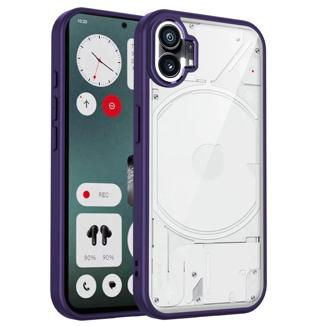 غطاء حماية لهاتف Nothing Phone One A063، وسادة هوائية مقاومة للصدمات، إطار سيليكون شفاف، غطاء خلفي غير لامع، غطاء صلب لهاتف Nothing Phone 1 5G - 4
