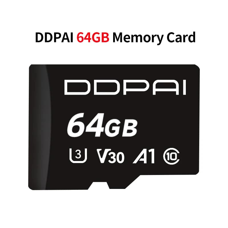بطاقة ذاكرة كاميرا DDPAI 64 جيجابايت 128 جيجابايت 256 جيجابايت 512 جيجابايت فئة 10 عالية السرعة لكاميرا سيارة DDPAI - 5
