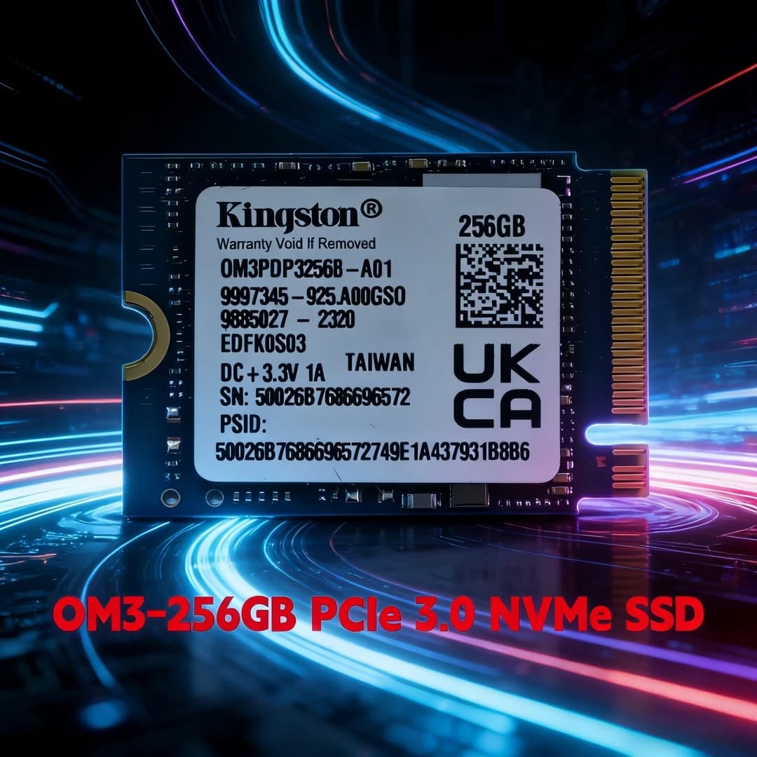 كينجستون OM3 128 جيجابايت PCIe 4.0 و OM3 256 جيجابايت PCIe 3.0 لألعاب M.2 2230 NVMe SSD داخلي - متوافق مع Stream Deck واللابتوب والديسكتوب - 3