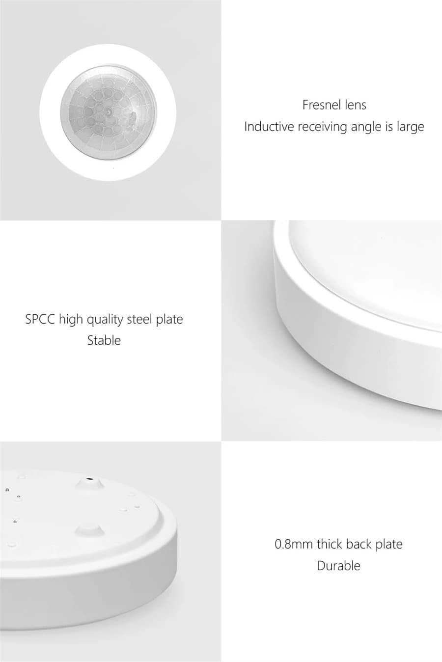 Yeelight Crystal LED Ceiling Light Mini Human Body Auto Sensing Night Light 670lm Light Sensor 5700K Mosquito Proof - 6
