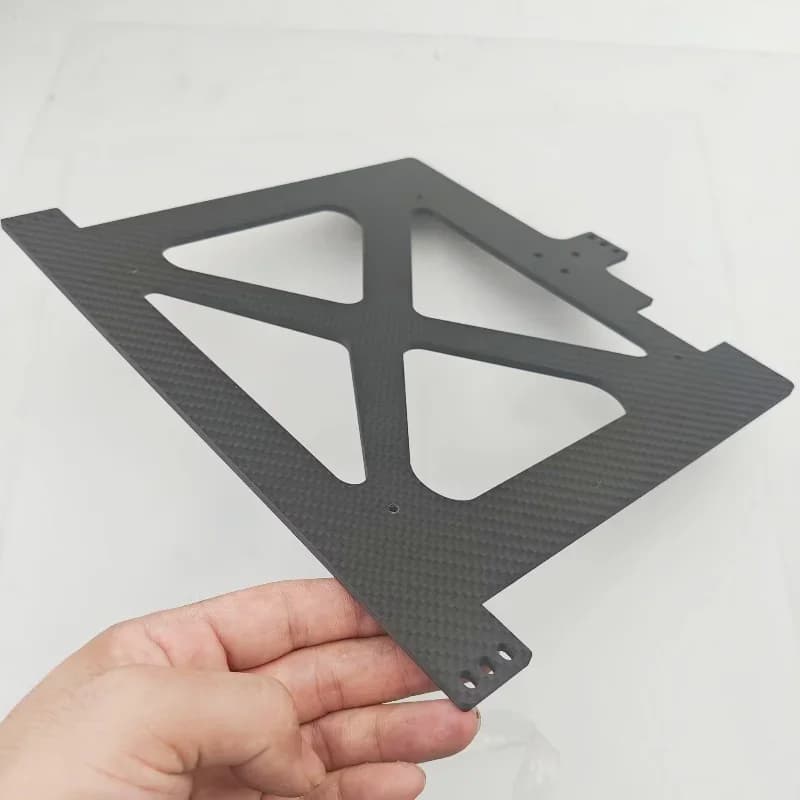 4mm thickness Upgrade Kit Kobra S1/ S1C 3D Printer Carbon Fiber CF Bed Carriage Anycubic Kobra S1 Bed Carrier - 3