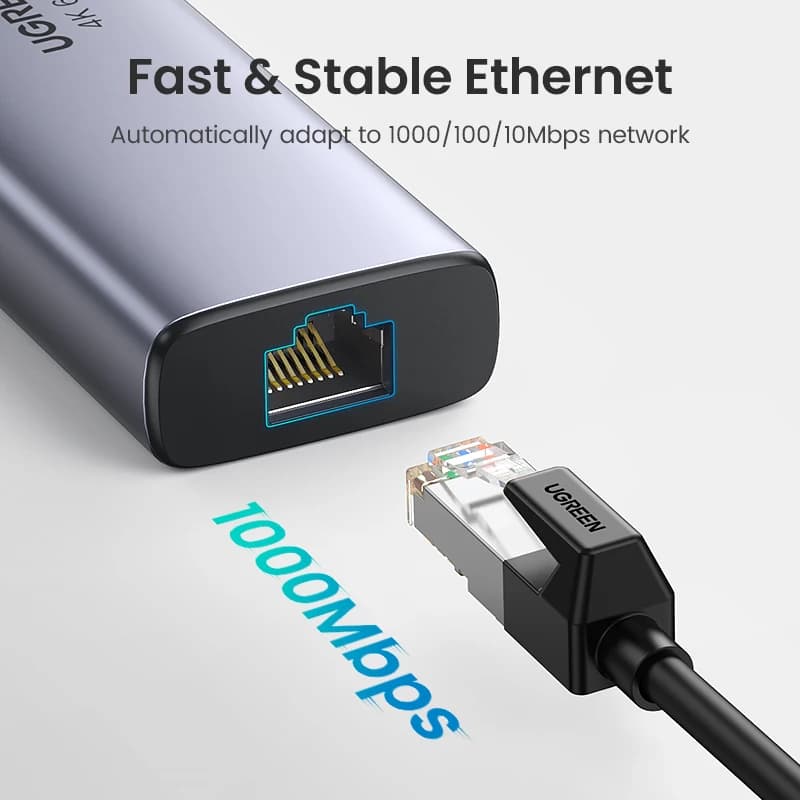 UGREEN USB HUB 7-in-1 Type-C to 4K60Hz HDMI SD&TF 5Gbps USB3.0 PD100W for Lapop Macbook Accessories USB Splitter Docking Station - 3