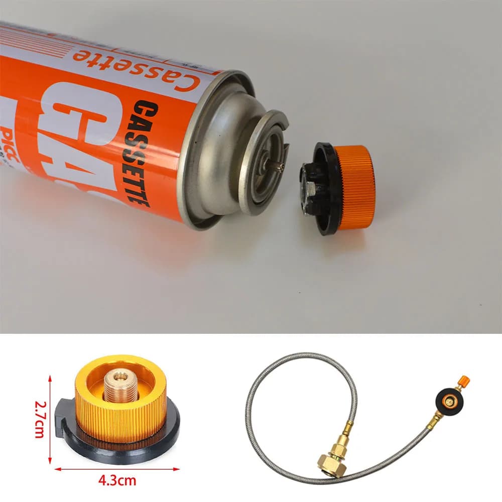 Outdoor Camping Adapter Propane Cylinder Filling Adapter Gas Tank Furnace Connector Coupler Accessories Gas Stove Gas Refill - 5