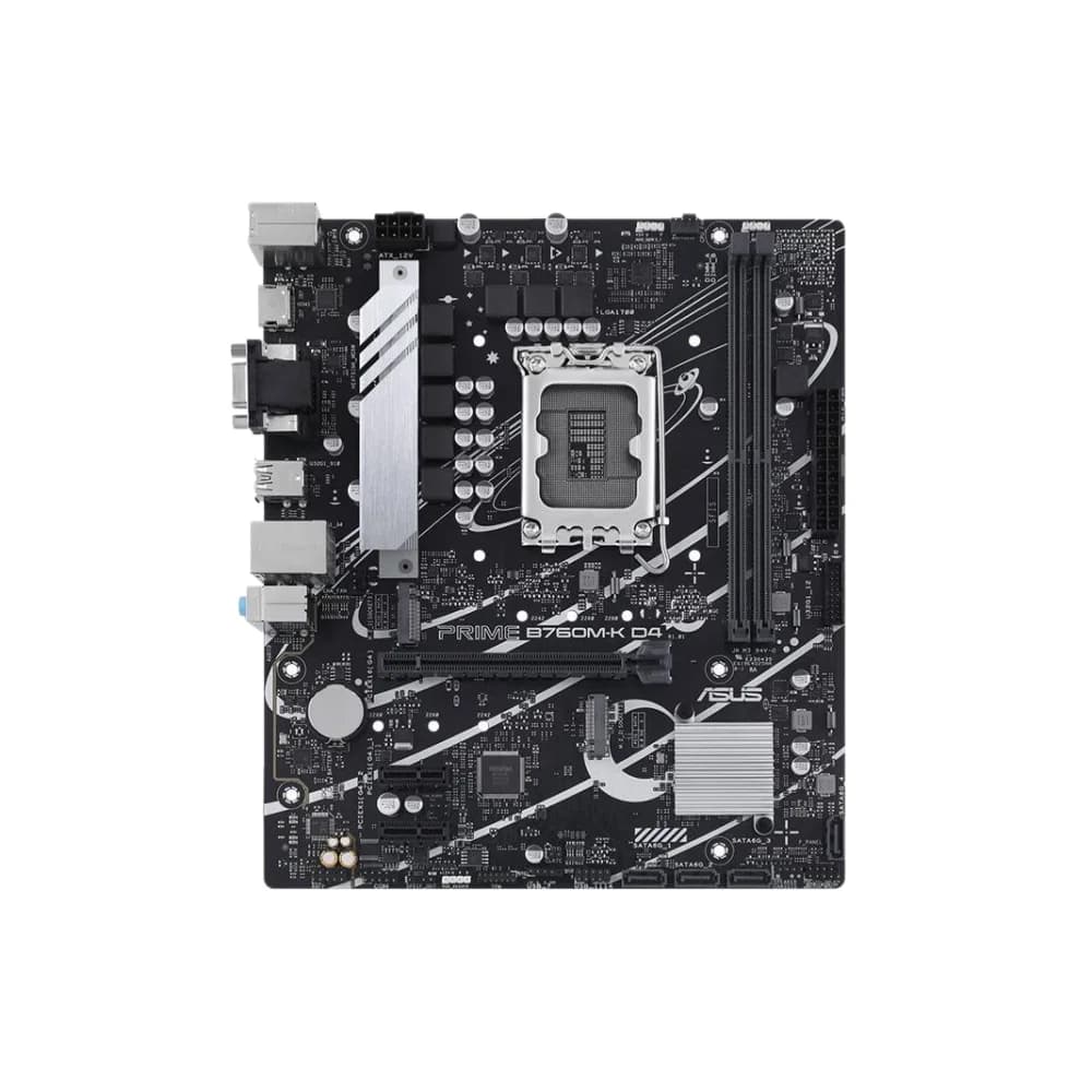 ASUS PRIME B760M-K Motherboard DDR4 Support 12th 13th Gen Intel Core I7 I5 I3 Pentium Celeron LGA 1700 CPU Socket ATX Form Facto
