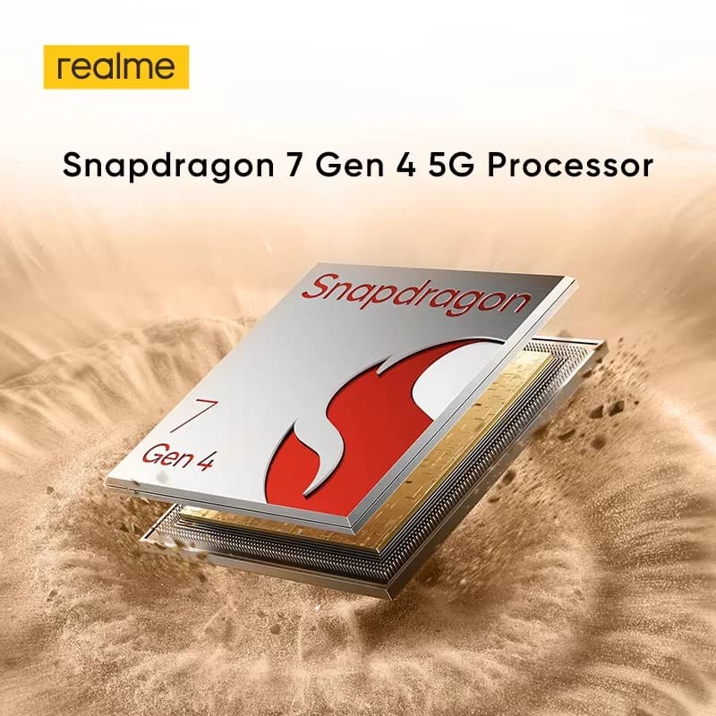 هاتف realme 15 Pro 5G شريحة Snapdragon 7 Gen 4 بطارية 7000mAh شحن 80W شاشة 6.8" 144Hz 4D Curve+ كاميرا ثلاثية 50MP - 5