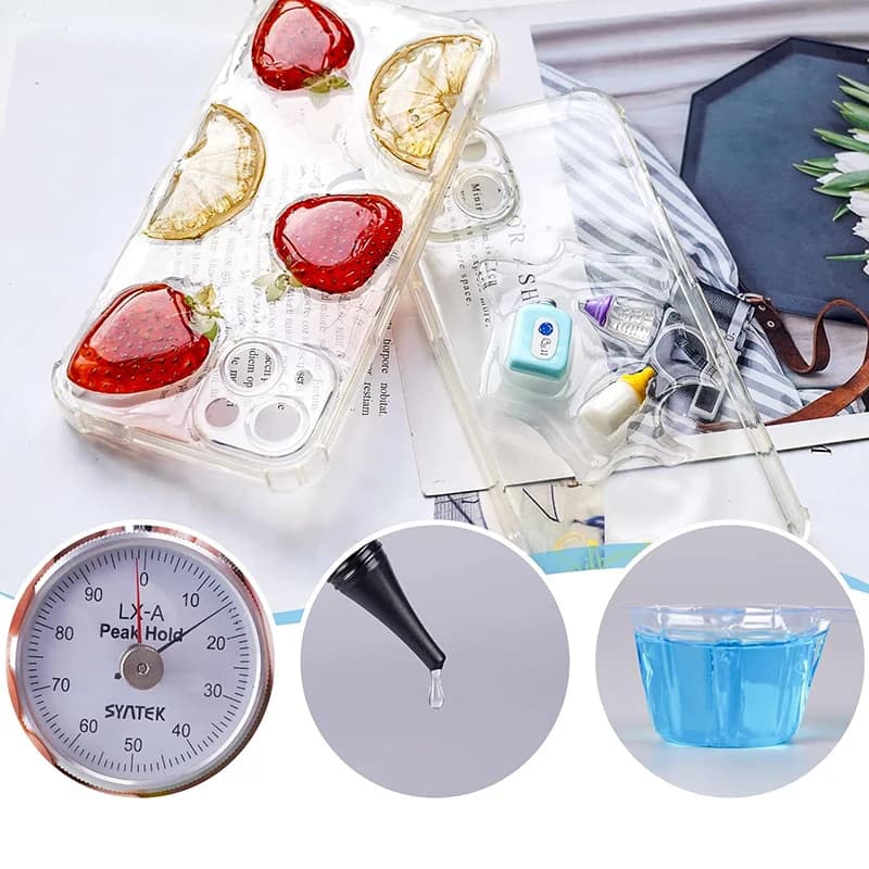 100 جرام راتنج UV - لاصق شفاف ناعم، راتنج UV شفاف عالي الجودة، لاصق راتنج ضوئي سريع التصلب - 4